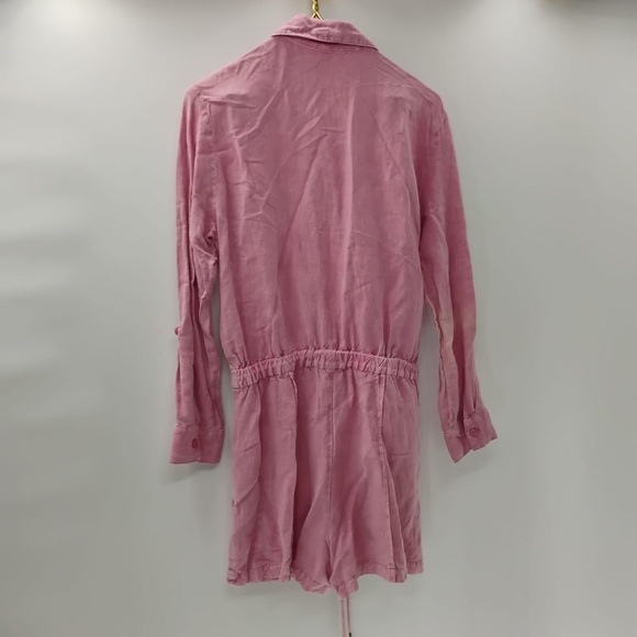 YFB Young Fabulous & Broke Blush Lakeside Shorts Jumpsuit Romper Foxglove linen - Picture 7 of 14